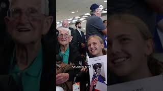 World War II veterans arrive in France for ceremonies commemorating 80th anniversary of DDay [upl. by Also178]