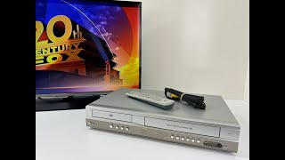 Vintage LG DVD Player VCR VHS Recorder Combo V271  Tested amp Working with Remote [upl. by Akinaj]