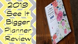 2019 See it Bigger Planner Monthly Weekly [upl. by Issim372]