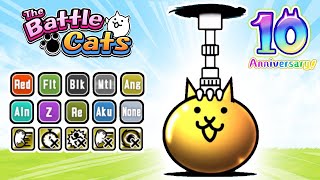 Battle Cats  Gacha Cat  Limited Anniversary Cat 97 Review [upl. by Chryste973]