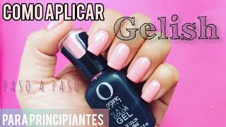 Como aplicar Gelish sobre uña natural paso a paso Principiantes 💅🏻 gelish [upl. by Gnil]