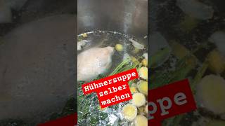 Hühnersuppe selber machen gesundeernaehrung huhn suppe [upl. by Bria865]