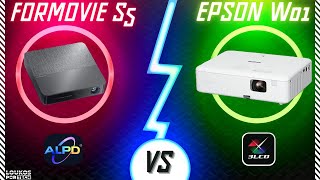 FORMOVIE S5 vs EPSON COW01  QUAL O MELHOR PROJETOR [upl. by Attaymik]