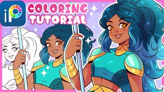 How To Color In IbisPaint X  FULL TUTORIAL [upl. by Inava]