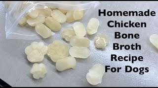 Homemade Chicken Bone Broth For You amp Your Dogs A Must For Senior Dogs [upl. by Nahrut]