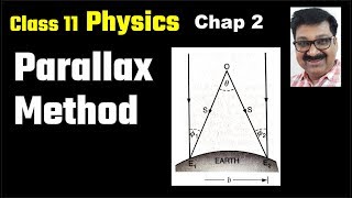 Parallax Method for Measuring Distances Class 11 Physics Chapter 2 Units amp Measurements [upl. by Enyrehtac350]