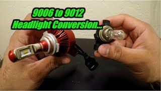 9006 to 9012 Headlight Bulb Conversion [upl. by Donegan327]