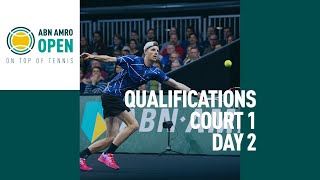 ABN AMRO Open 2024  Qualifying Day 2  Court 1 [upl. by Ati]