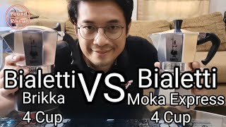 Ep156 รีวิว เปรียบเทียบ Moka Pot Bialetti Brikka VS Bialetti Moka Express By Pound Review [upl. by Adnohsor]