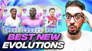 THE BEST NEW META EVOLUTION CARDS TO EVOLVE IN FC 24 Ultimate Team FS GLOW UP [upl. by Savadove169]