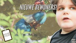 Nieuwe bewoners in de EftelingPRETMETPARKmini update video [upl. by Nerreg]