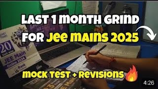 LAST MONTH REMAINS FOR OUR PREP  TAKING A CHALLENGE CHALLENGE ENDGAME studyvlog jee [upl. by Tia]