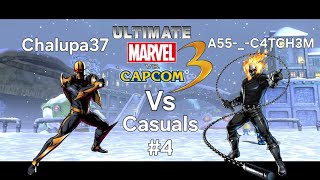 Chalupa37 vs A5C4TCH3M  Ultimate Marvel vs Capcom 3 Casuals 4 [upl. by Ydnas]