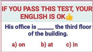 English Grammar Test ✍️📖 if you pass this test your English is ok [upl. by Adaiha]