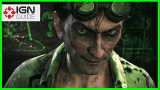 Batman Arkham Knight Miagani Island Riddler Bomb Rioter Locations [upl. by Ellevehs]