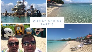 Disney Cruise Vlog  October 2017  Part 5  Castaway Cay Pelican Plunge and Serenity Bay [upl. by Metah]