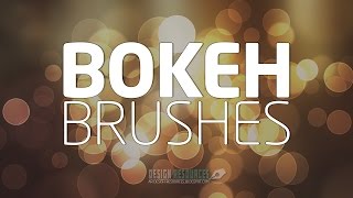 How to Create Bokeh Brushes — Photoshop Tutorial [upl. by Pirnot]