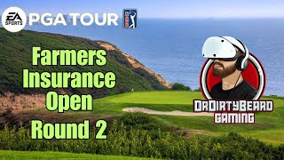 THE FARMERS INSURANCE OPEN  SEASON 2  Round 2  EA Sports PGA Tour 2023 [upl. by Kennith]