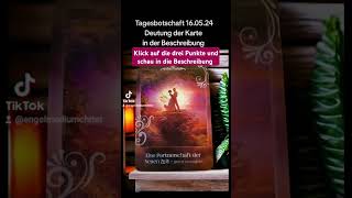 Tagesbotschaft 1 60 524spirituality kartenlegen kartenlegenlassen liebe viral [upl. by Tildi910]