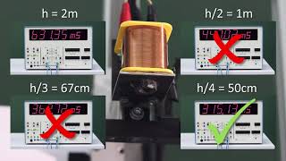 Fallmaschine 2  Demoexperiment zur Physik I [upl. by Elsworth]