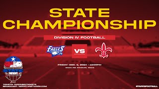 TAPPS Eleven Man Football DIV State Championship Highlights [upl. by Araf]