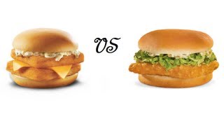 McDs Double FiletOFish Vs Jacks Fish Sandwich  RudyEats Happy Fast Food Critic [upl. by Enirhtac]