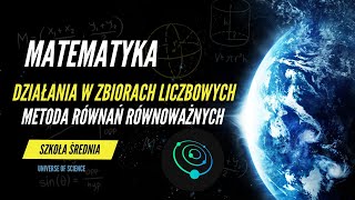 MATEMATYKA Rozwiązywanie równań  metoda równań równoważnych [upl. by Gustave]