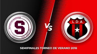 Deportivo Saprissa vs Liga Deportiva Alajuelense  Semifinales del Torneo de Verano 2016 FPD ⚽ [upl. by Akayas332]