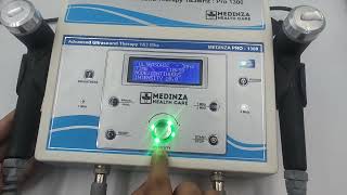 MEDINZA Ultrasound Therapy 1MHz amp 3MHz Pain Relief Physiotherapy Physical Therapy Pro 1300 Unit [upl. by Harvard]