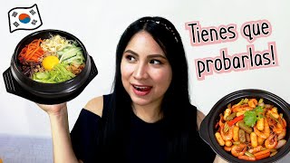 12 COMIDAS COREANAS QUE TIENES QUE PROBAR  CAFÉ JUSEYO [upl. by Lrub]