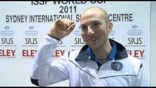 10m Air Rifle Men Interview  ISSF World Cup Series 2011 Combined Stage 2 Sydney AUS [upl. by Bennett]