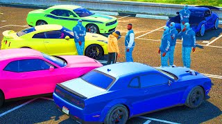 GTA 5 BLOODS VS CRIPS HELLCAT BATTLE 3 [upl. by Bartley]