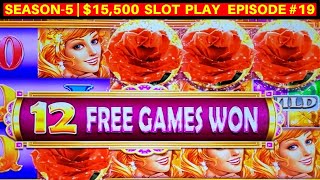 Sparkling Roses Slot Machine MAX BET Bonus  SEASON 7  EPISODE 19 [upl. by Hurff]