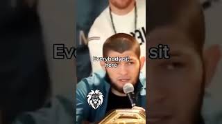 Khabib do not talk about others mental problems khabibnurmagomedovufc motivation ufc [upl. by Spancake739]