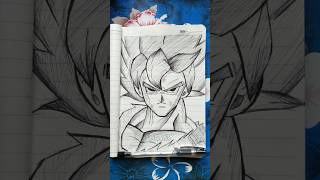 Drawing Goku Supersaiyan 2 ✨🗿 Dragon ball z  shorts dragonball gokusupersaiyan [upl. by Elkin]