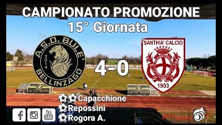 15 giornata promozione Bulè Bellinzago Vs Santhià 40 [upl. by Noired]