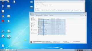 Datenaustausch zwischen 2 Rechnern Betriebssystem Windows 7 [upl. by Hepsiba]