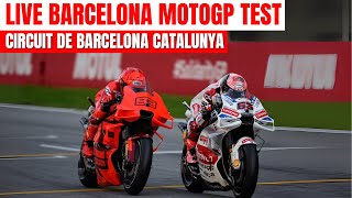 Live MotoGP Today Barcelona MotoGP Test  Marc Marquez Ducati Lenovo 2025 [upl. by Anilos885]