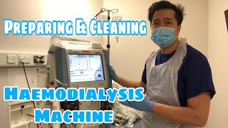 How I Prepare Haemodialysis Machine  Cleaning After Dialysis Session  OFW Nurse in Ireland [upl. by Ccasi]