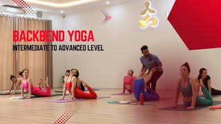 Intermediate To Advanced Level Backbend Yoga Practice With Yoghul [upl. by Corinne]