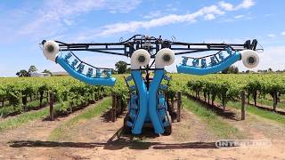 Interlink Vineyard  2 Row Curved Nebulizer Sprayer [upl. by Harold]