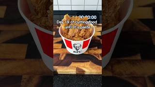 Cutting food until it’s paste fried chicken foodcutting satisfying kfc [upl. by Annoeik906]