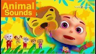 Learn Animal Sounds With Babies  Zool Babies Fun Learning Series  Videogyan Kids Shows [upl. by Niltiak]