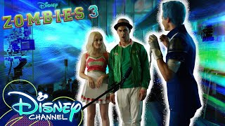 ZOMBIES 3 Aliens Prank the Cast  BTS  Disney Original Movie  disneychannel [upl. by Nosremaj312]