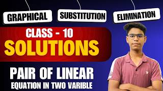 Class 10 Maths Ncert chapter 3 pair of linear equation in two variable solutions elimination method [upl. by Leeland20]