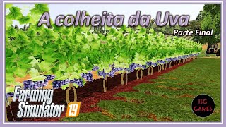 A colheita da uvaPlantação da uva parte final Farming Simulator 19 fs19 [upl. by Joachim]