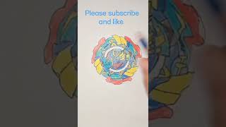 Drawing of ultimate valtryek Beyblade short [upl. by Ailekat]