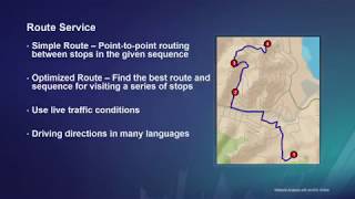 ArcGIS Online Routing and Network Analysis [upl. by Comfort750]