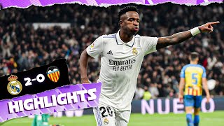 Real Madrid 20 Valencia  HIGHLIGHTS  LaLiga [upl. by Oicnanev820]