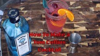 How to Make a Tom Collins Cocktail TomCollins Cocktail DrinkTips [upl. by Pani]